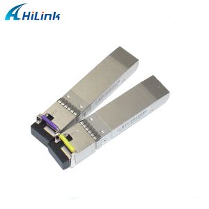 Cheap 25Gb/s SFP28 BIDI Transceiver with 80km Reach and RoHS 6 Compliance Hot-Pluggable Single LC DDM for sale