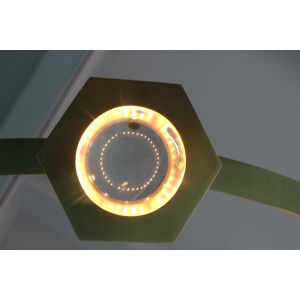 Modern Recutangular Chandelier Indoor Assembly Required for Living Room or Bar