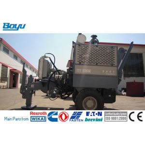Cheap Max Intermittent Pull 60kN 450mm Hydraulic Pulling Machine for Overhead Line Pulling Pilot Rope for sale