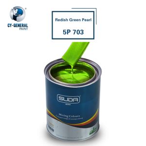 Cheap Redish Green Pearlescent Paint Scratch Resistance Green Auto Paint for sale