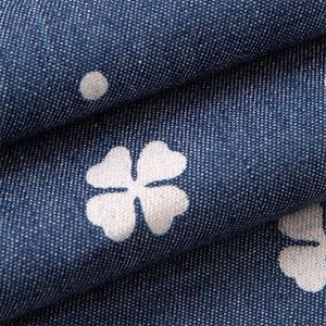 Spring Summer Fabrics Cotton Washed Imitation Denim 32s 200gsm 150cm