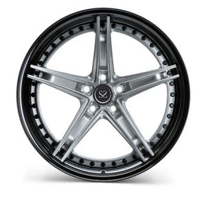 A6061 T6 Alloy 3 Piece Wheels Customized For Luxury Car
