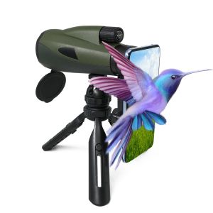 12X50 High Power Prism Monocular and Quick Smartphone Holder BAK4 Prism FMC