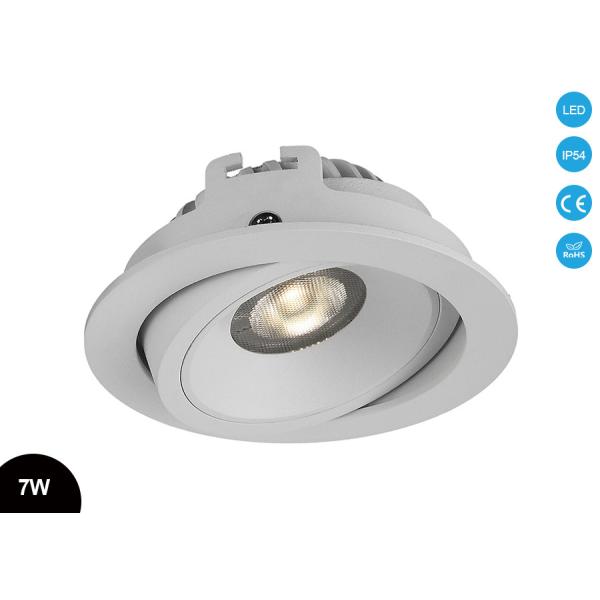 IP54 7W LED Retrofit Mini LED Downlight 3.5 Inches Dimmable COB Mini LED Down