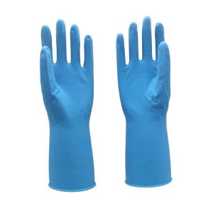 China Household Latex Kitchen Gloves For Washing Dishes No Slipping Longer Use Time on sale