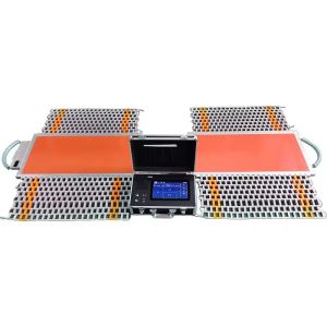 Wireless Portable Axle Load Scales with Touchable Touch Screen and Rechargeable