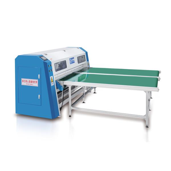 Quality 7 Inch Touch Screen Quilted Fabric Mattress Cutting Machine 80Mm Thickness wholesale