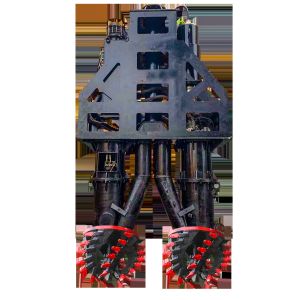 Underwater Hydraulic Double Head Dredge,Underwater dredging,Bridge dredging
