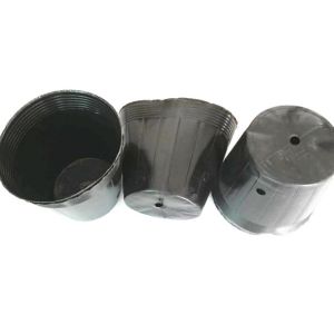 Manufactory custom design soft PS PVC plastic 1 gallon pots for tree flower