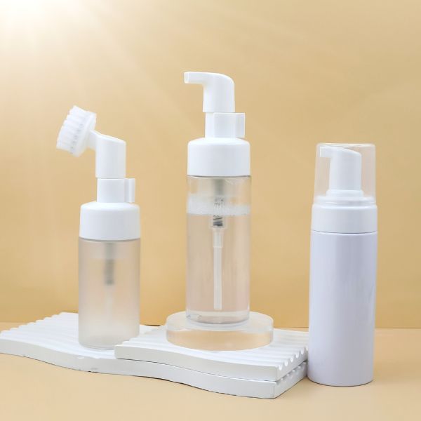 Fillable Foam Pump Bottle with Press-Type Foam Pump Head and Multiple Capacity