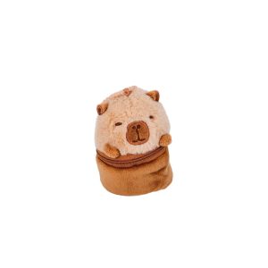 Kawaii Cartoon Capybara Stuffed Animal Toys Plushie Capybara KeyChain Toys OEM