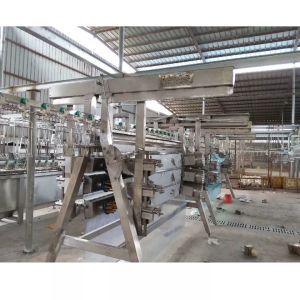 2480*1340*1480mm Poultry Slaughtering Line CE Certificate Chicken Feather