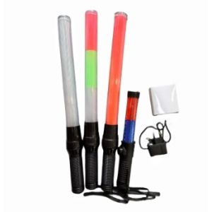 54cm Length LED Warning Lamp Traffic Signal Baton Handheld Plastic Led Flashing