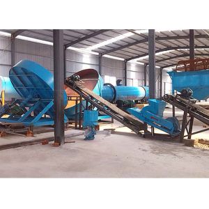 Magnetic Fertilizer Granulation Production Line Livestock Manure Disc Granulator