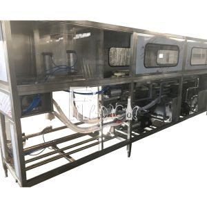 China Hot Alkaline Water Washing 200BPH Gallon Filling Machine on sale