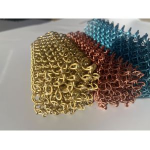 Cheap Modern Design Stainless Steel 304 Chain Link Curtain with 6mm Aperture Size for Architectural Metal Mesh for sale