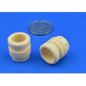 China High Purity Alumina Components / Alumina Bushing / Alumina Sleeve with Groove on sale