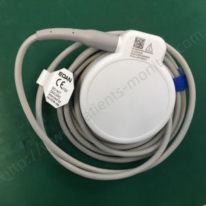 EDAN US Ultrasonic Transducer MS3-109301(C) 02.01.107705 6-Pin Yellow Label For