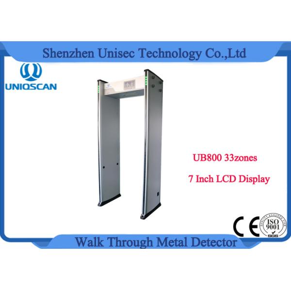 0-999 Sensitivity Archway Metal Detector / UB800 Walkthrough Scanner 7 inch Lcd