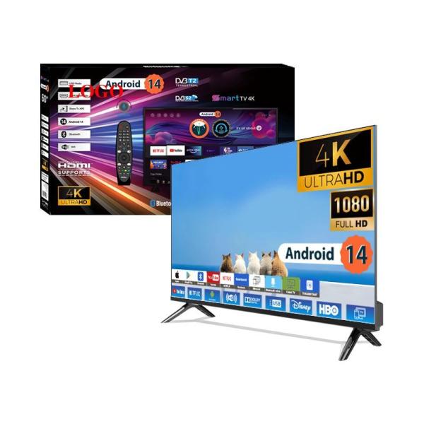 Quality Frameless Smart TV with 97% Screen-to-Body Ratio for Home and Hotel Use Running Android 12 wholesale