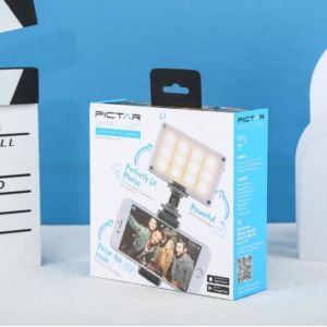 Matt Lamination Consumer Electronics Packaging Eco Friendly Paper With Hook