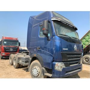 Customized  Blue 6x4 Prime Mover , Howo Prime Mover Easily Maintenance