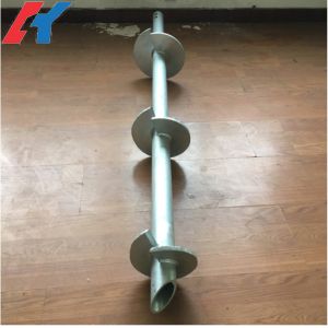 Factory Made Light Steel Construction Helical Anchor Pile for Solar Foundation