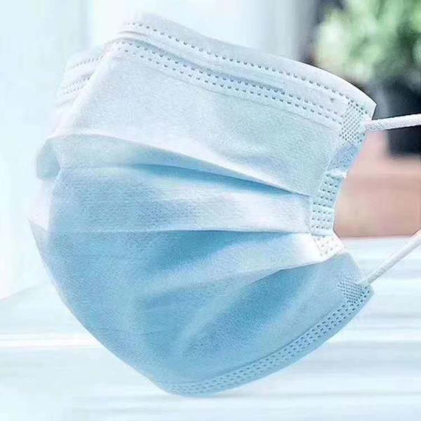 Quality Hypoallergenic Disposable Face Mask Three Layers With Earloop Anti Pollution wholesale
