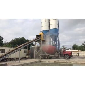 Advanced HZS Concrete Batching Plant with Customized 50Hz Frequency