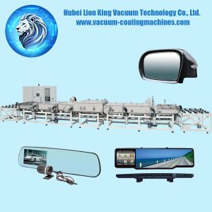 China Magnetron Sputtering PVD Coating for Automobile Rearview Mirror Blue Film Coating machine for chrome mirrors, blue mirrors coating on sale