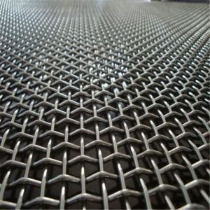 65 Mn Woven Crimped Wire Vibrating Screen Mesh for Vibrating Stone /Gold Ore/