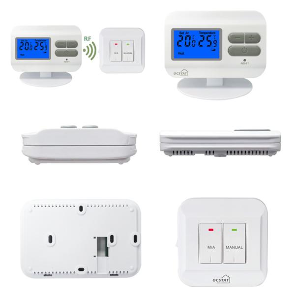 NTC Sensor Omron Relay Wireless RF Gas Boiler Thermostat