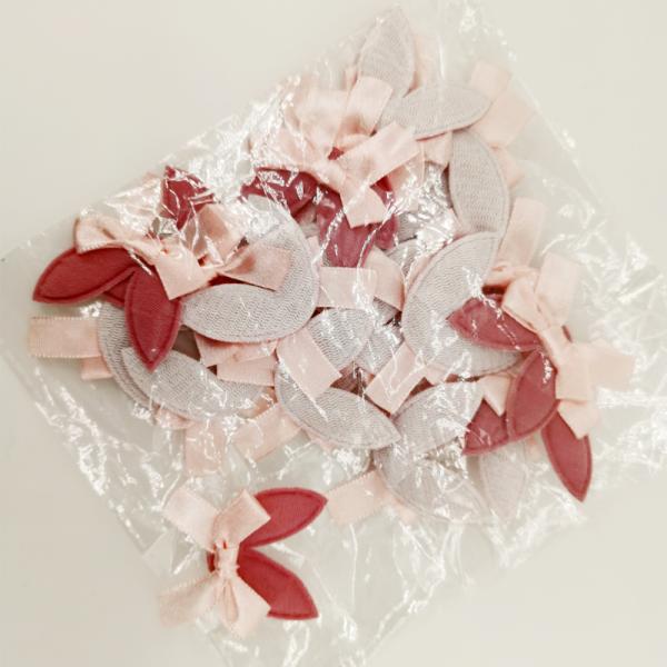 large stock pink Headband butterfly knot grosgrain satin ribbon bowknot hair accessories for kid girls