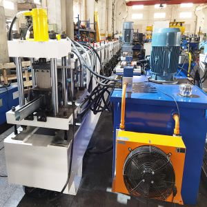 380V Door Frame Roll Forming Machine PU Foam Shutter