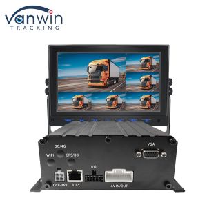 H.265 8CH HDD 1080P Mobile DVR System With 4G MDVR Kit GPS WIFI Function For