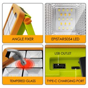 Home Solar Lighting Set Portable Solar Emergency Light Indoor Outdoor Multi