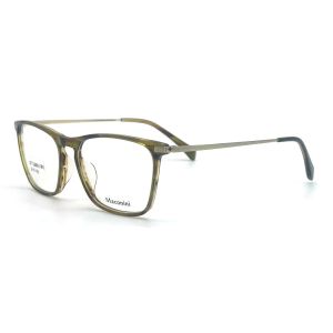 OPT COM001 Acetate Optical Frame high elasticity stainless steel temples