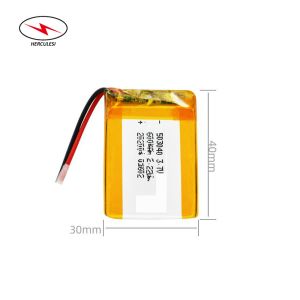 2.22Wh 3.7V 600mAh Pouch Li Polymer Cell HLP503040
