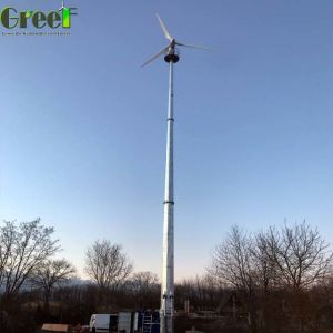 Windmill Installation Grid Tie Pitch Control Wind Turbine Generator 20kw For