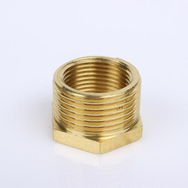 Brass Fittings Bushing Welded UNS70600 NPT Thread Copper Pipe Fittings Bushing