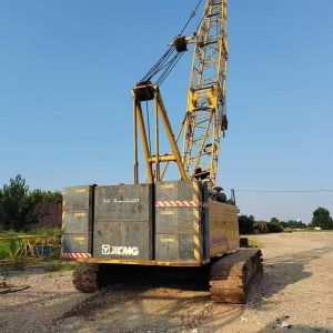 2017 XCMG 55 Tons Used Crawler Crane , Old Crawler Mounted Crane 40meter Boom