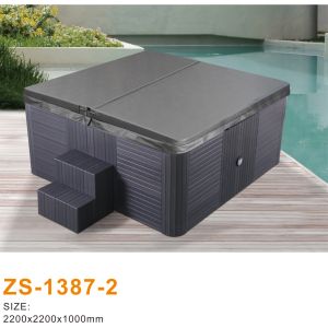 Modern Design Acrylic Freestanding Hydromassage Bathtub With Integrated LED