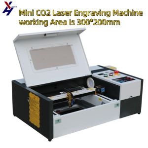 3020 Small Laser Engraver 40W 50W Laser Rubber Stamp Machine Laser Carving