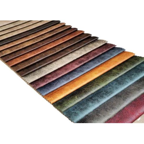 Bronzing Embossed Suede Upholstery Fabric For Sofas Car Cover