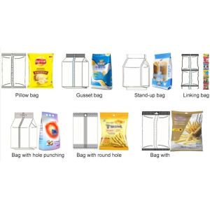 Banana Chips Nuts Pillow Bag Packing Machine Vertical 5000g