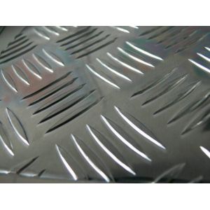 3003 5052 Brite Tread Plate Embossed Diamond Aluminum Alloy Sheet Five Bar