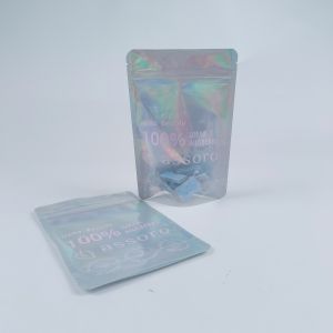 CBD Flower Mylar Smell Proof Bags with window