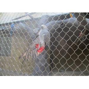 Flex Rugged Aviary Wire Netting , Stainless Steel Wire Mesh For Bird Cages