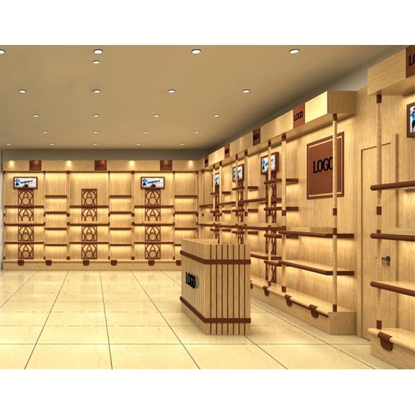 Quality Wall Mount Shoe Display Shelves Footwear Display Stands Easy Assemble wholesale