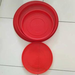 Polypropylene 3cm Height 35cm Dia Chicken Feeding Tray